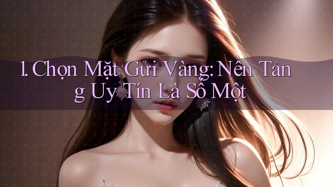1. Chọn Mặt Gửi Vàng: Nền Tảng Uy Tín Là Số Một