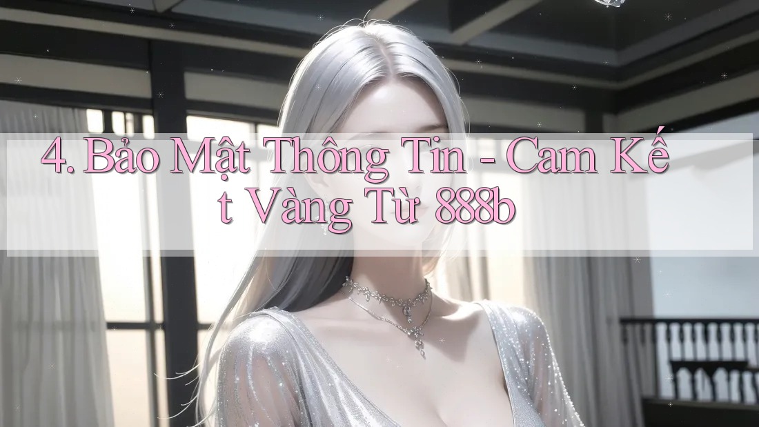 4. Bảo Mật Thông Tin - Cam Kết Vàng Từ 888b