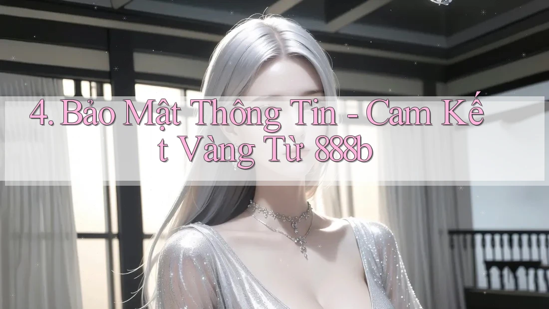 4. Bảo Mật Thông Tin - Cam Kết Vàng Từ 888b 4. Bảo Mật Thông Tin - Cam Kết Vàng Từ 888b
