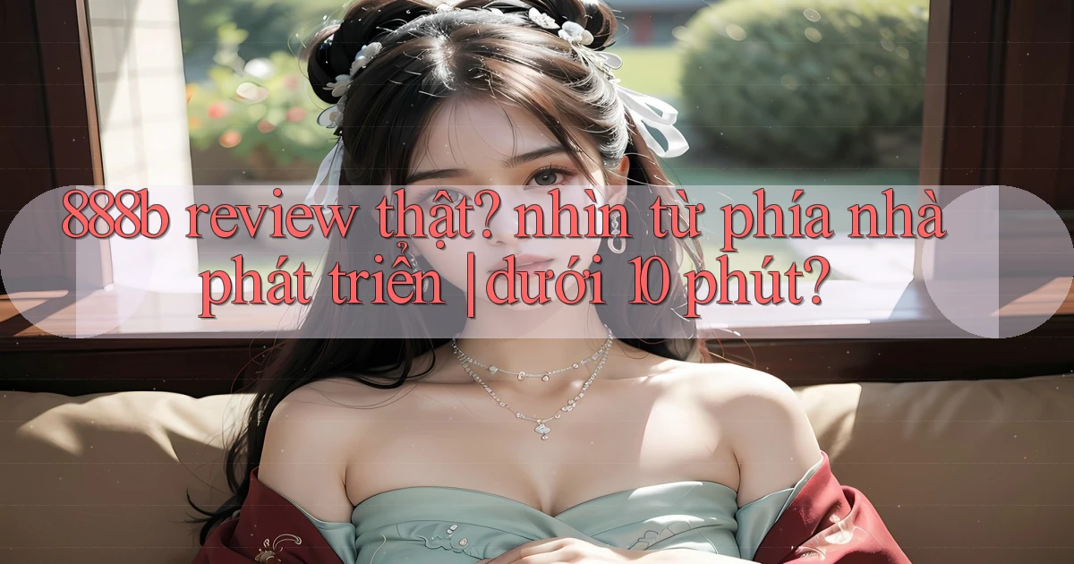 888b review thật nhìn từ phía nhà phát triển dưới 10 phút