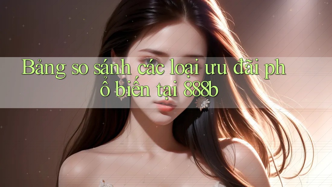 Bảng so sánh các loại ưu đãi phổ biến tại 888b