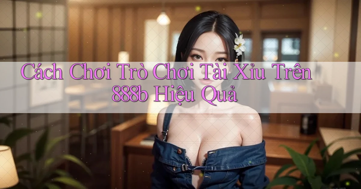 cách chơi trò chơi tài xỉu trên 888b hiệu quả