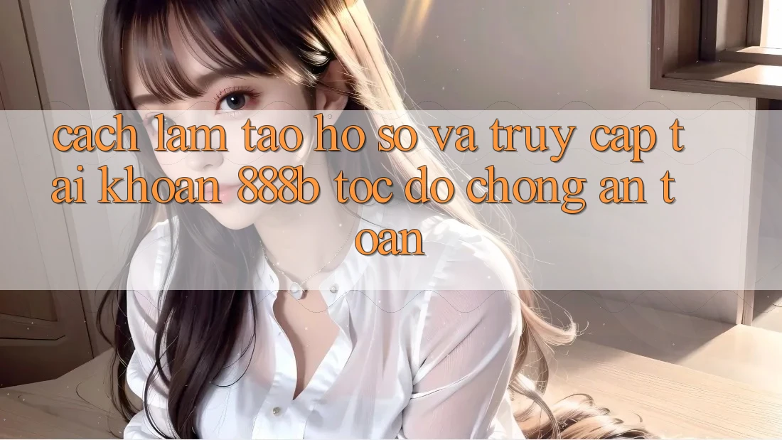 Cách làm tạo hồ sơ và truy cập tài khoản 888b tốc độ chóng, an toàn
