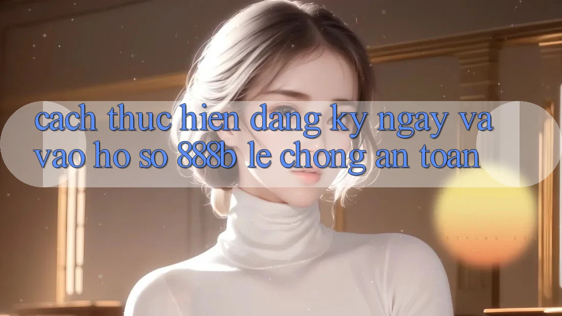 Cách thực hiện đăng ký ngay và vào hồ sơ 888b lẹ chóng, an toàn