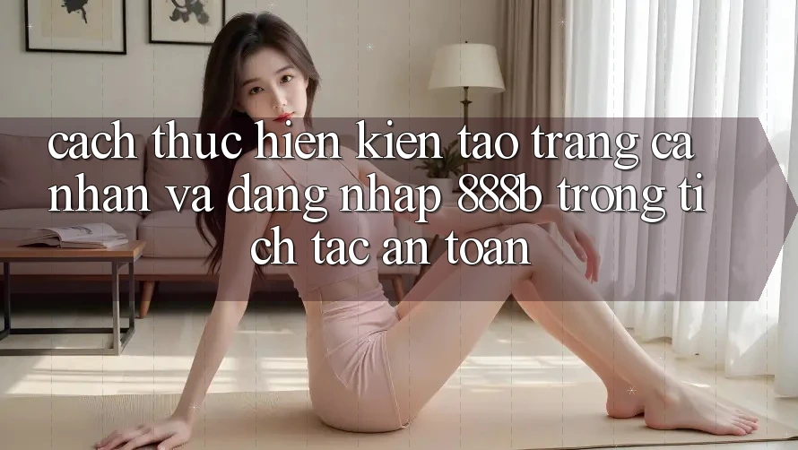Cách thực hiện kiến tạo trang cá nhân và đăng nhập 888b trong tích tắc, an toàn