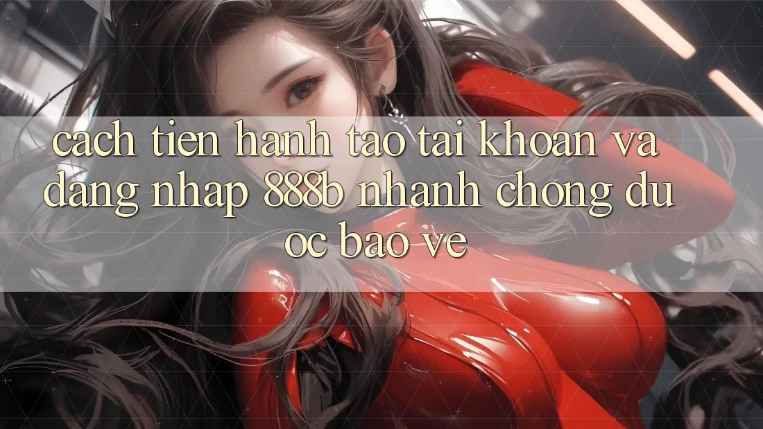 Cách tiến hành tạo tài khoản và đăng nhập 888b nhanh chóng, được bảo vệ