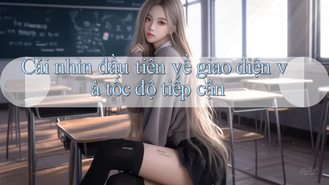 Cái nhìn đầu tiên về giao diện và tốc độ tiếp cận