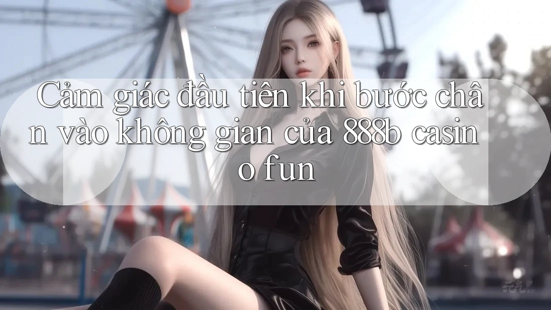 Cảm giác đầu tiên khi bước chân vào không gian của 888b casino fun