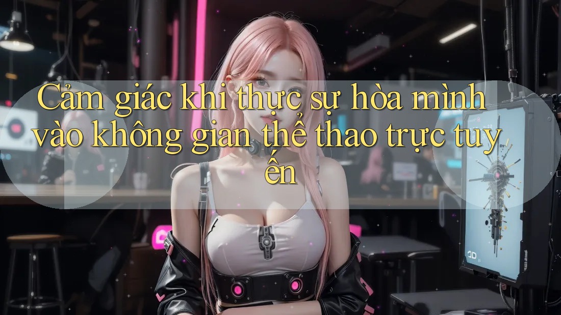 Cảm giác khi thực sự hòa mình vào không gian thể thao trực tuyến Cảm giác khi thực sự hòa mình vào không gian thể thao trực tuyến