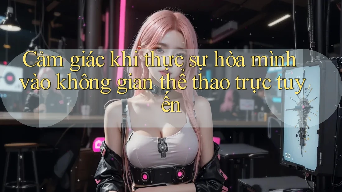 Cảm giác khi thực sự hòa mình vào không gian thể thao trực tuyến