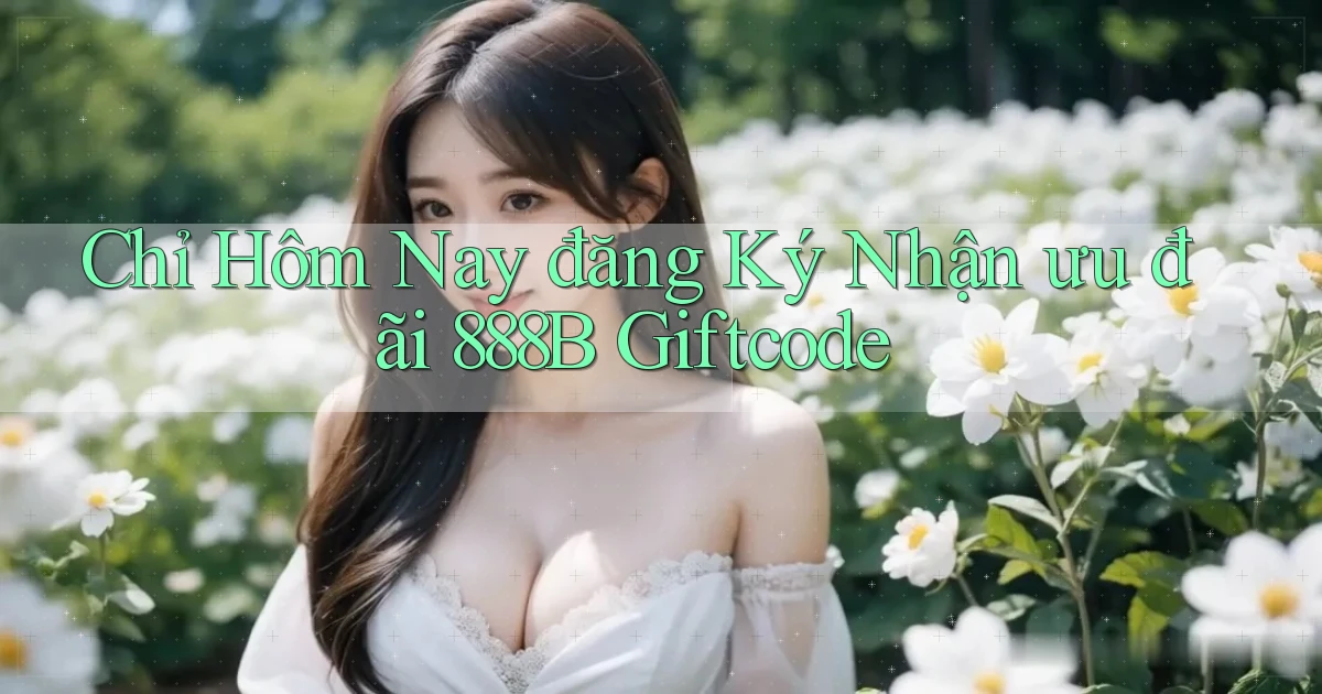 chỉ hôm nay đăng ký nhận ưu đãi 888b giftcode