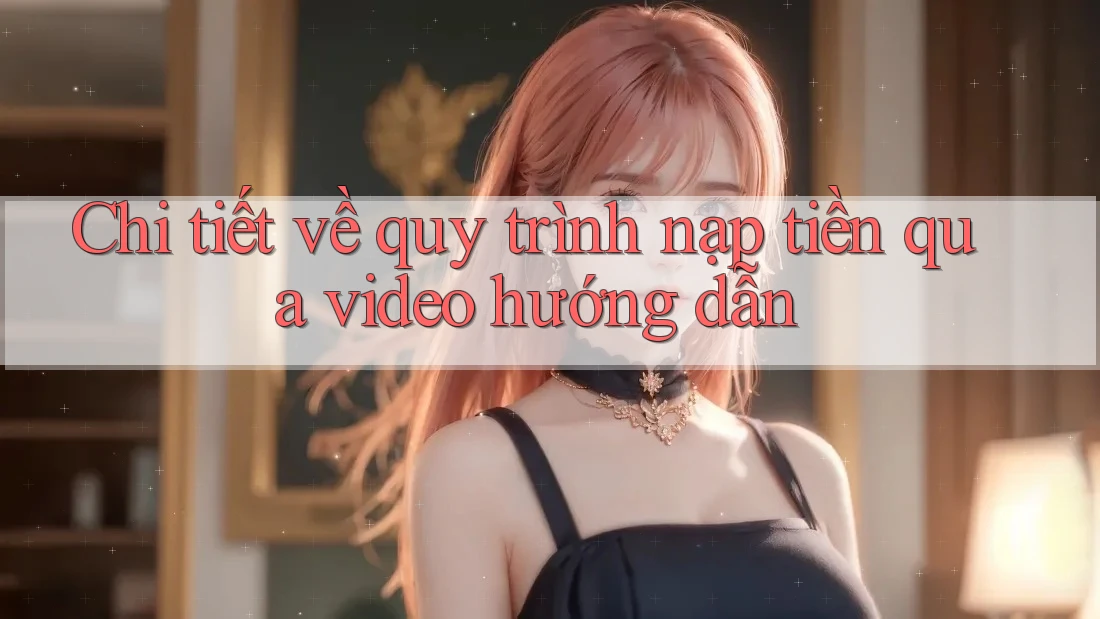 Chi tiết về quy trình nạp tiền qua video hướng dẫn