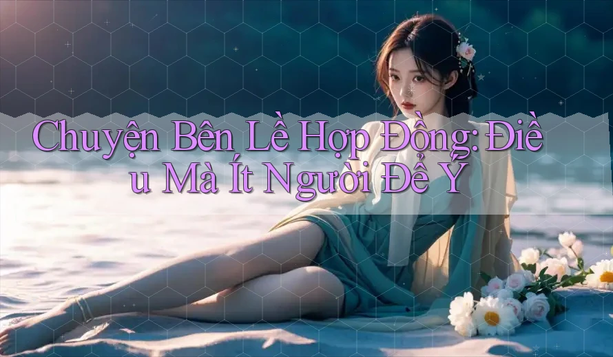 Chuyện Bên Lề Hợp Đồng: Điều Mà Ít Người Để Ý