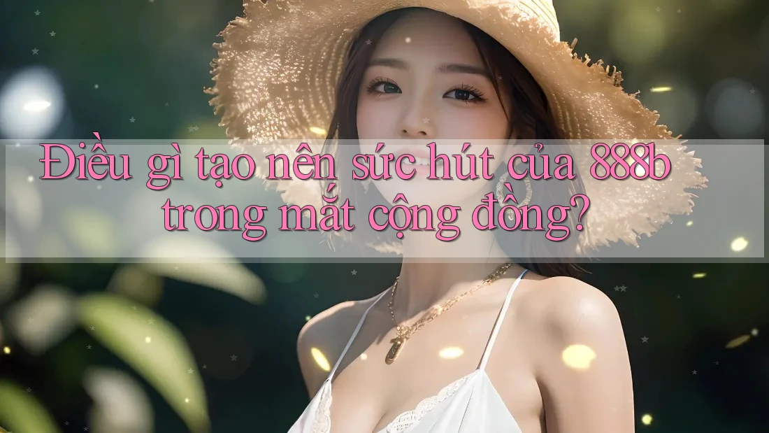 Điều gì tạo nên sức hút của 888b trong mắt cộng đồng?
