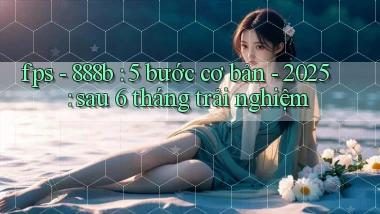 fps   888b 5 bước cơ bản   2025 sau 6 tháng trải nghiệm