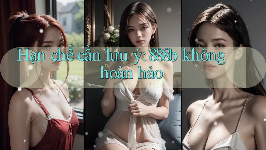 Hạn chế cần lưu ý: 888b không hoàn hảo
