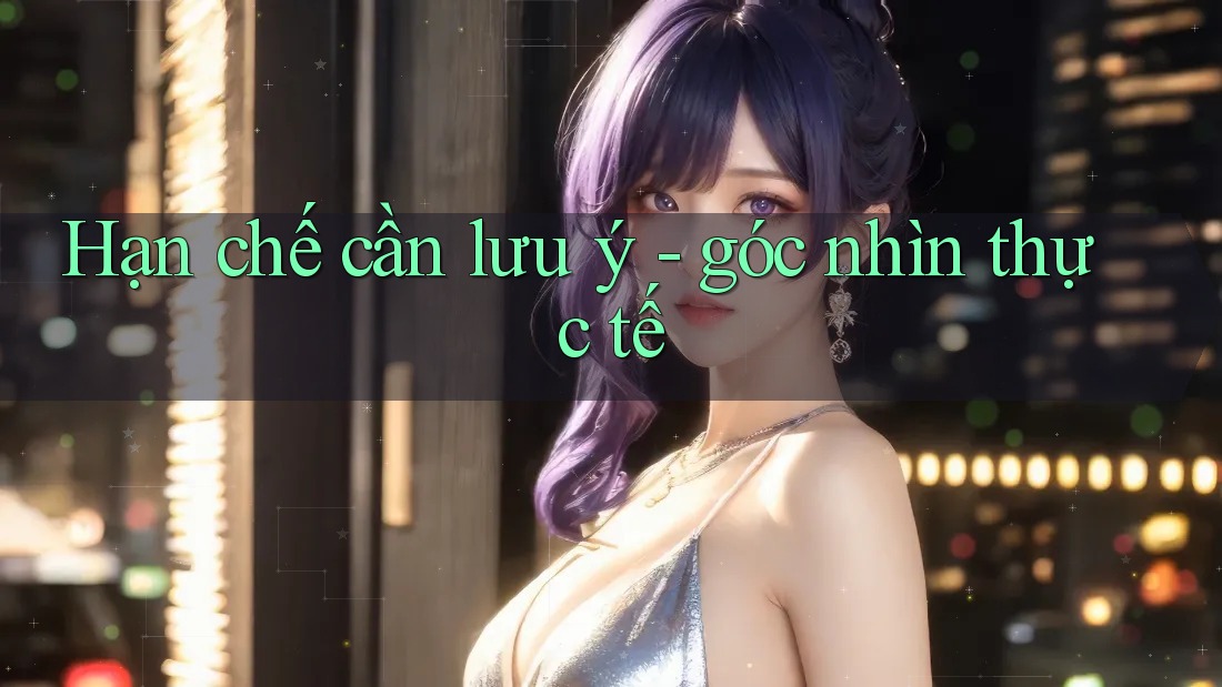 Hạn chế cần lưu ý - Góc nhìn thực tế