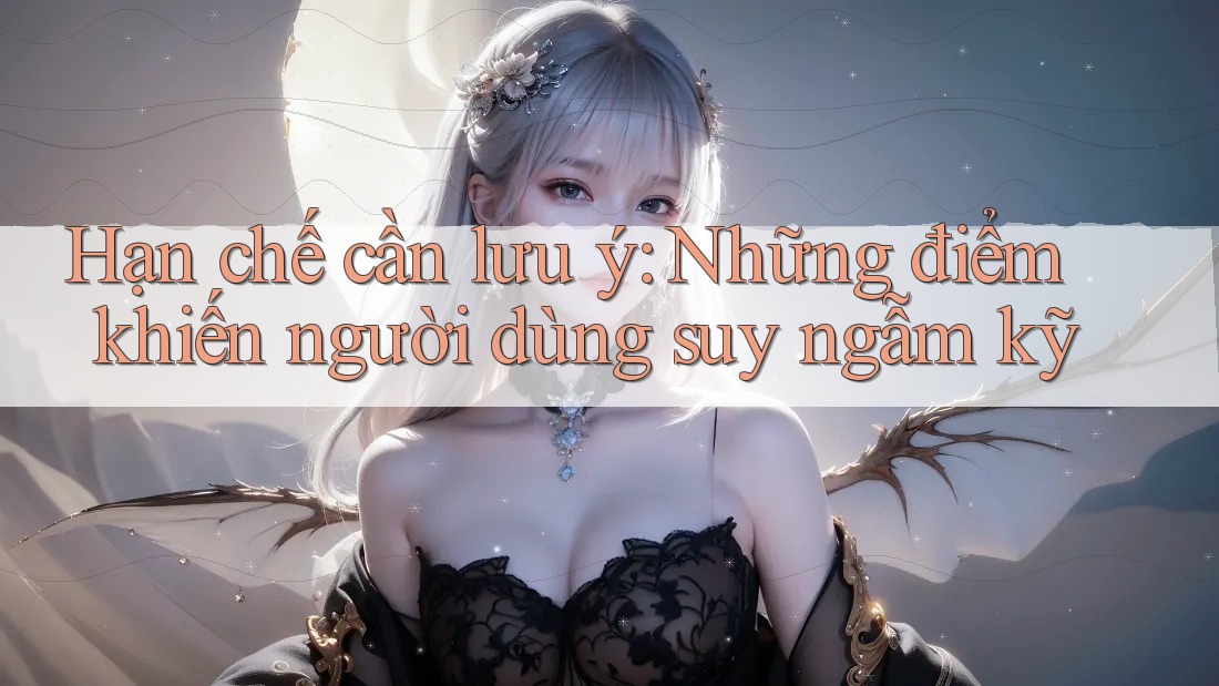 Hạn chế cần lưu ý: Những điểm khiến người dùng suy ngẫm kỹ