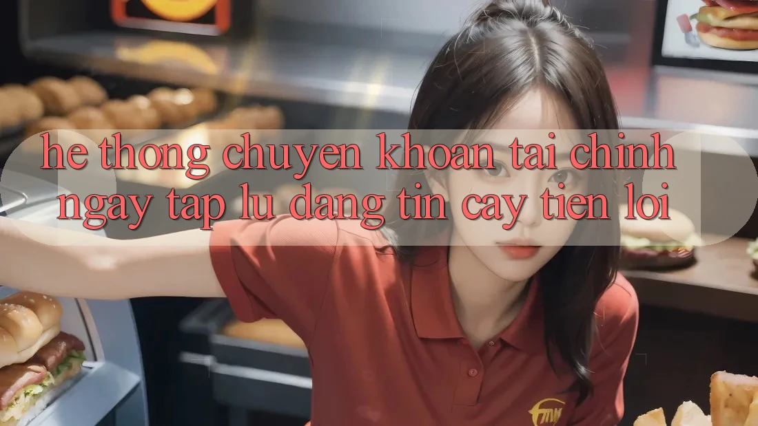 Hệ thống chuyển khoản tài chính: Ngay tắp lự - Đáng tin cậy - Tiện lợi