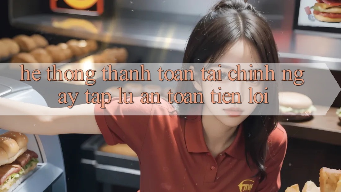 Hệ thống thanh toán tài chính: Ngay tắp lự - An toàn - Tiện lợi