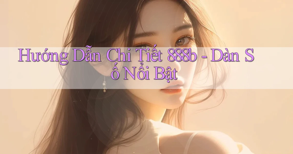 hướng dẫn chi tiết 888b dàn số nổi bật