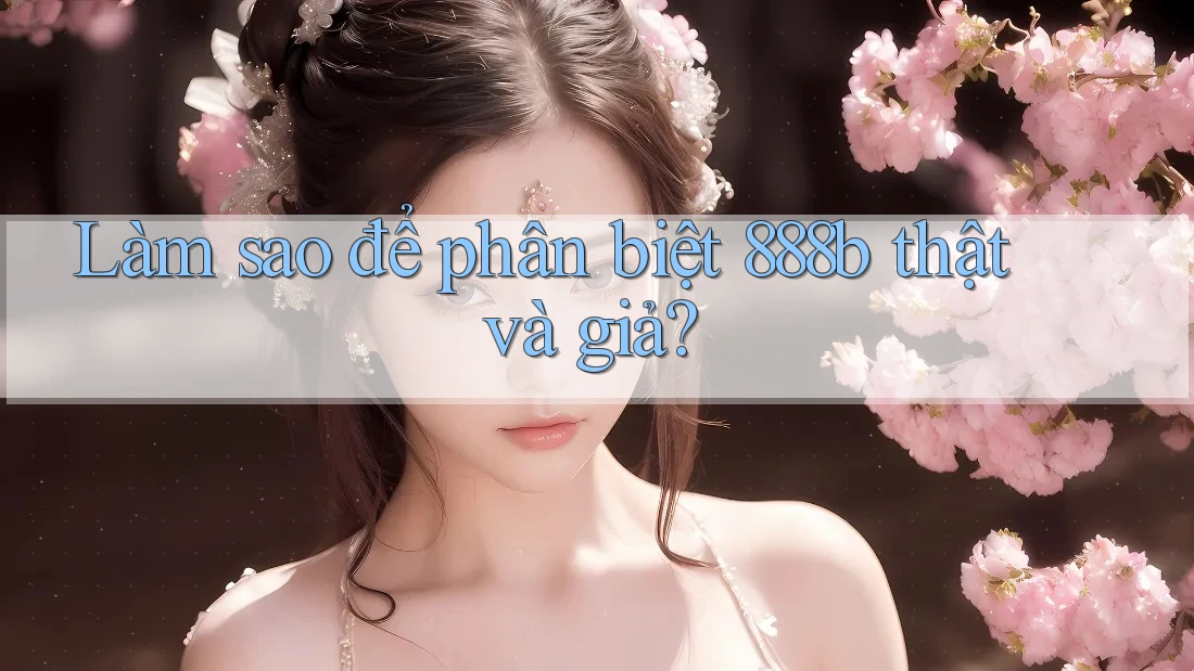 Làm sao để phân biệt 888b thật và giả?