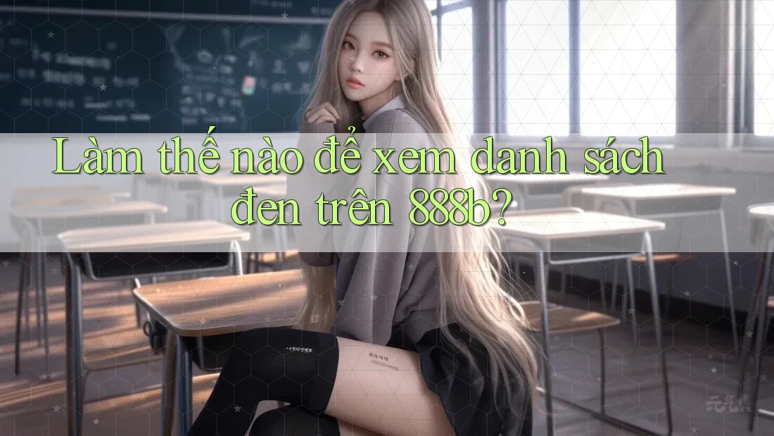 Làm thế nào để xem danh sách đen trên 888b?