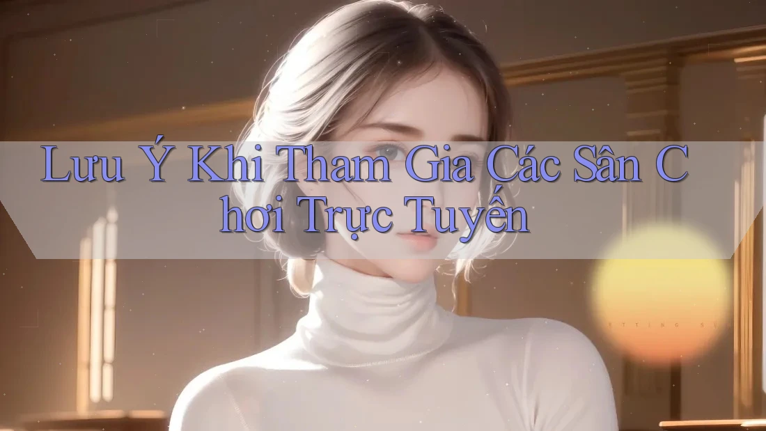 Lưu Ý Khi Tham Gia Các Sân Chơi Trực Tuyến