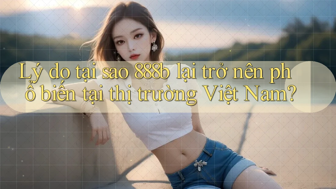 Lý do tại sao 888b lại trở nên phổ biến tại thị trường Việt Nam?