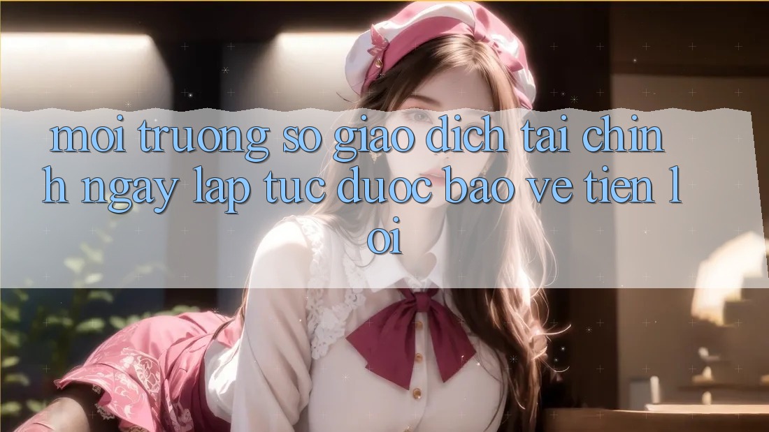 Môi trường số giao dịch tài chính: Ngay lập tức - Được bảo vệ - Tiện lợi