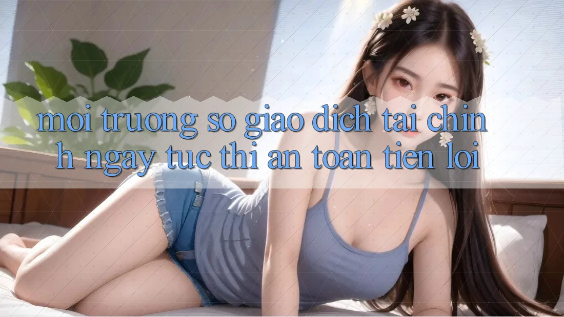Môi trường số giao dịch tài chính: Ngay tức thì - An toàn - Tiện lợi