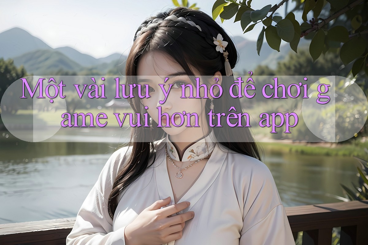 Một vài lưu ý nhỏ để chơi game vui hơn trên app