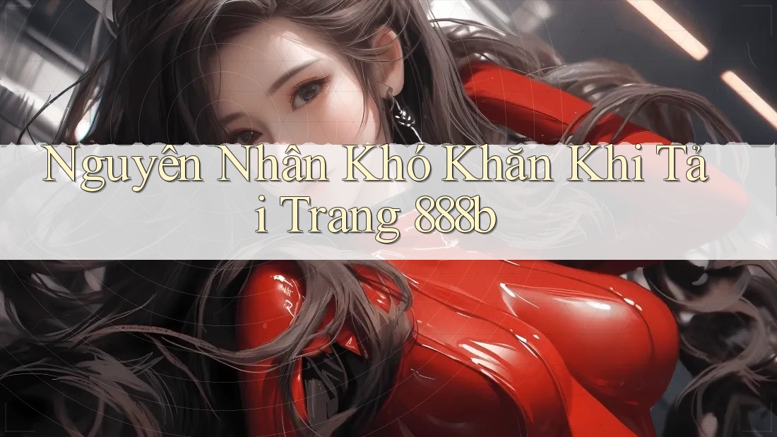 Nguyên Nhân Khó Khăn Khi Tải Trang 888b