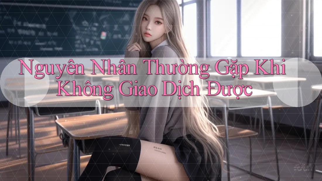 Nguyên Nhân Thường Gặp Khi Không Giao Dịch Được