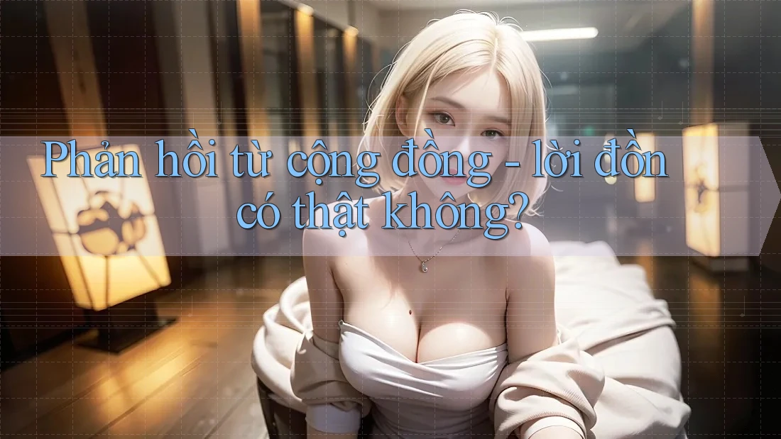 Phản hồi từ cộng đồng - lời đồn có thật không?