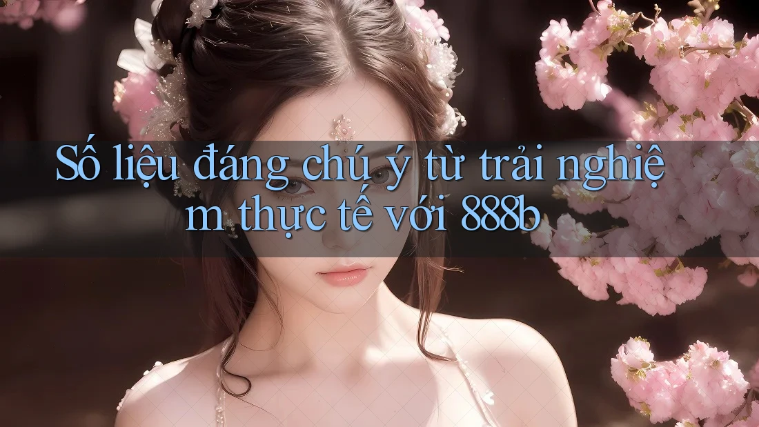 Số liệu đáng chú ý từ trải nghiệm thực tế với 888b