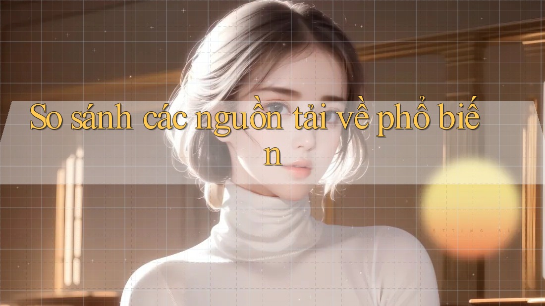 So sánh các nguồn tải về phổ biến