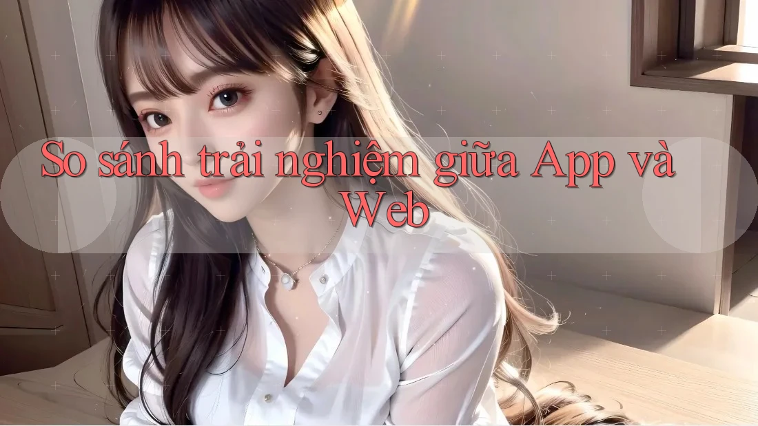 So sánh trải nghiệm giữa App và Web