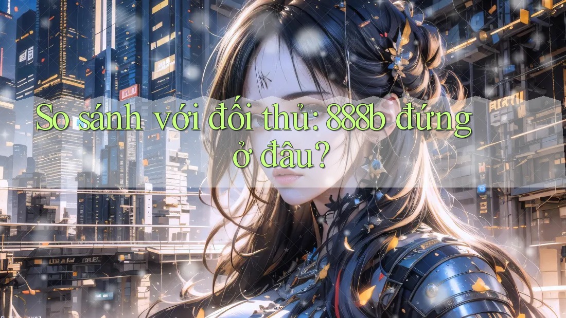 So sánh với đối thủ: 888b đứng ở đâu?