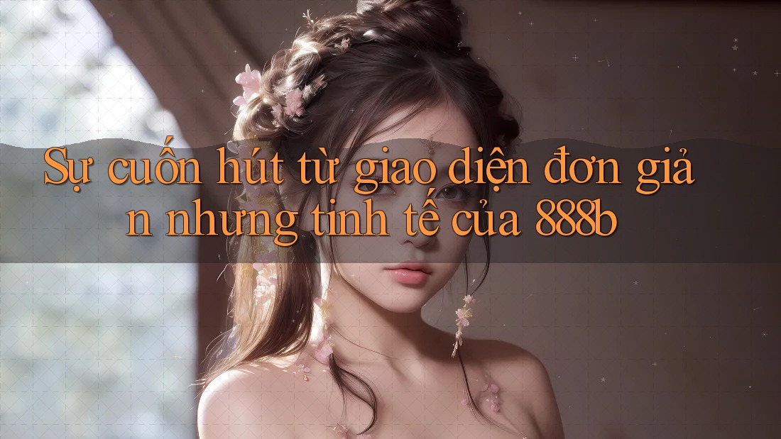 Sự cuốn hút từ giao diện đơn giản nhưng tinh tế của 888b