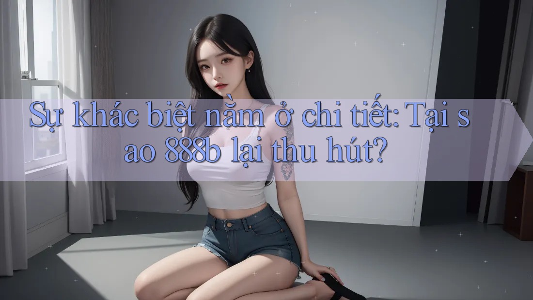 Sự khác biệt nằm ở chi tiết: Tại sao 888b lại thu hút?