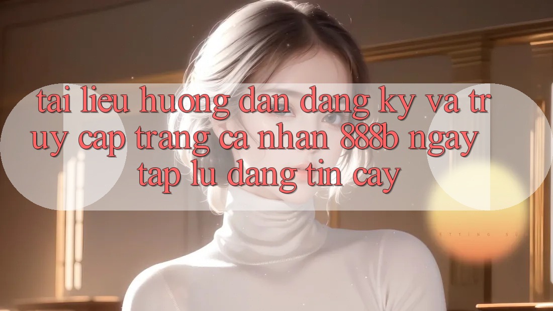 Tài liệu hướng dẫn đăng ký và truy cập trang cá nhân 888b ngay tắp lự, đáng tin cậy