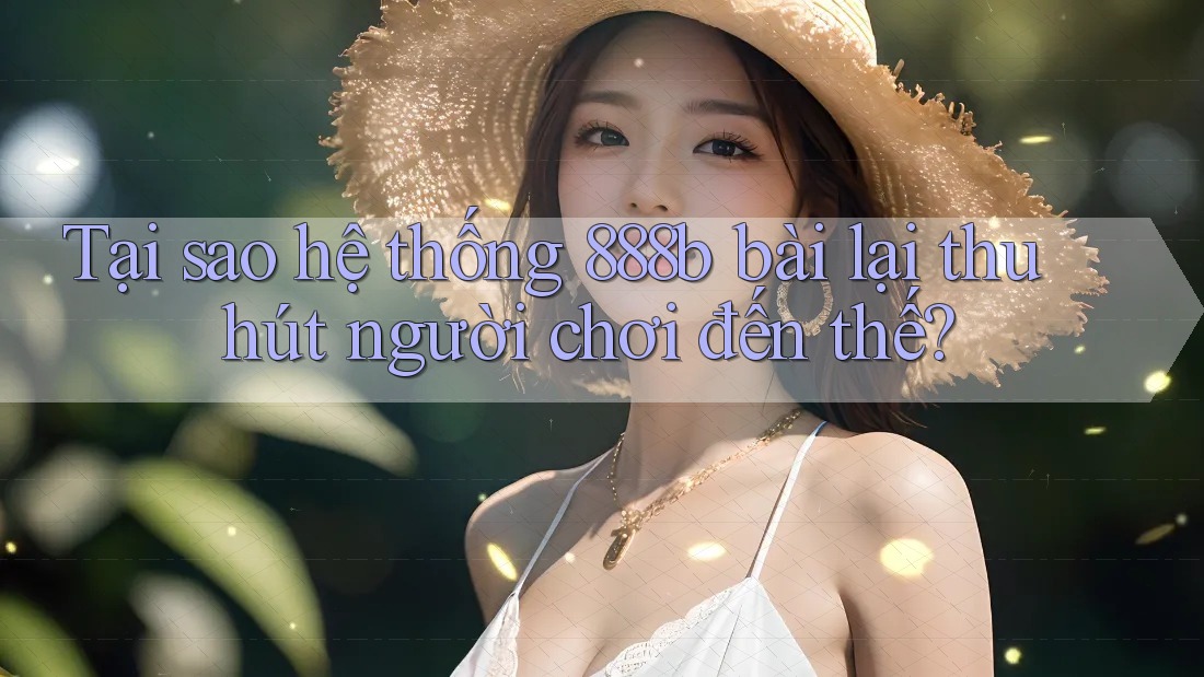 Tại sao hệ thống 888b bài lại thu hút người chơi đến thế?
