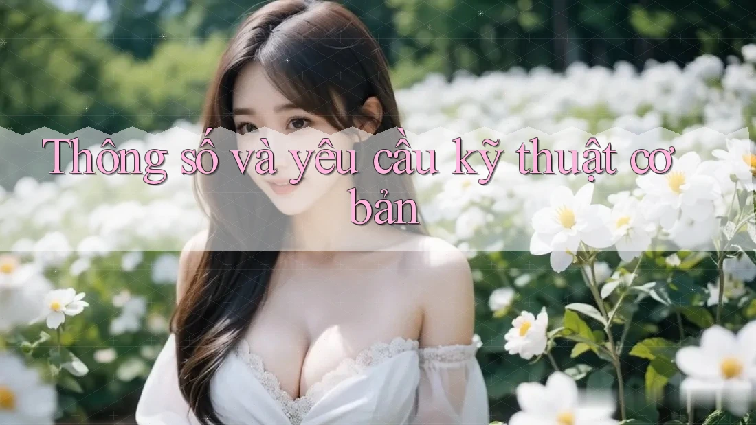 Thông số và yêu cầu kỹ thuật cơ bản
