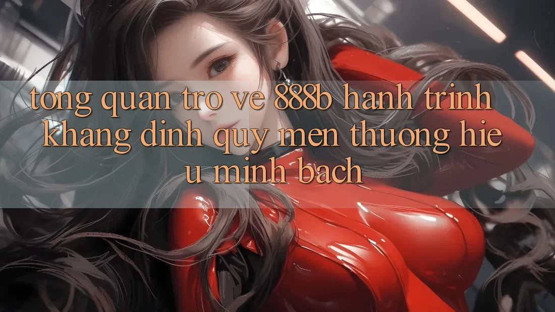 Tổng quan trở về 888b - Hành trình khẳng định quý mến thương hiệu minh bạch