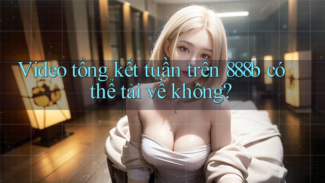 Video tổng kết tuần trên 888b có thể tải về không?